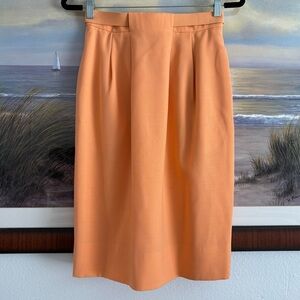 Vintage Lanvin Paris Laine Wool Made In France Skirt